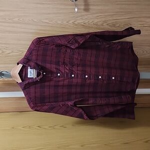 Men's Goodfellow & Co long sleeve button-down casual shirt - size large